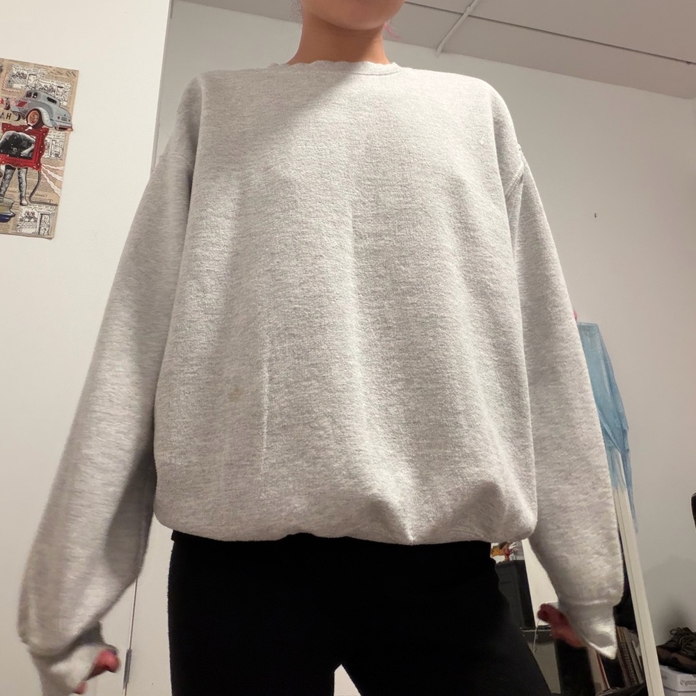 Gildan Heavy Blend Light Gray Crewneck